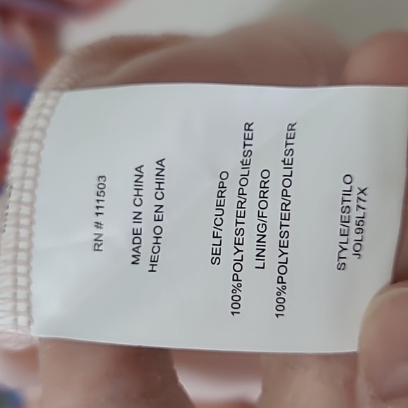 NWT Figueroa & Flowers colorful blouse with sheer sleeves size 2X - Picture 4 of 9